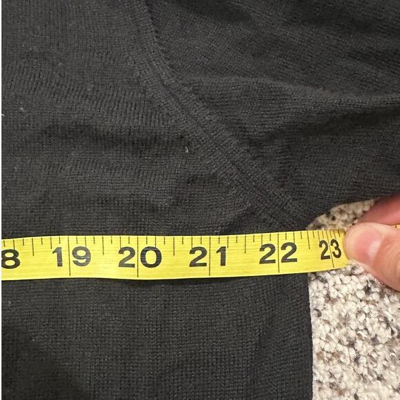 Bernini Extrafine Merino Wool Sweater Black Mock Neck Italy Men, Large - Picture 5 of 7